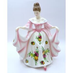 Royal Doulton Pretty Ladies Kathryn HN4948 Bone China Figurine Rose Floral 2006